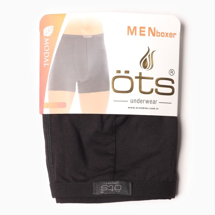 Трусы мужские боксеры, цвет чёрный, размер 52 (L) Трусы мужские боксеры, цвет чёрный, размер 52 (L)