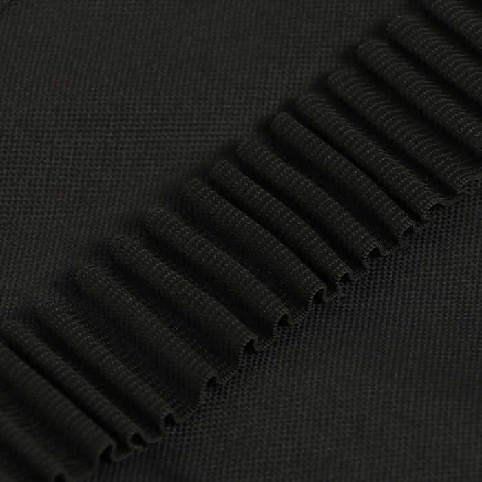 Пенал-рулон Koh-I-Noor 9050, без наполнения, на 24 предмета, текстильный на кнопке, чёрный Пенал-рулон Koh-I-Noor 9050, без наполнения, на 24 предмета, текстильный на кнопке, чёрный