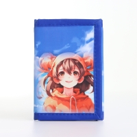 Кошелёк детский на липучке «Выбражулька», цвет голубой Кошелёк детский на липучке «Выбражулька», цвет голубой