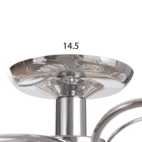 Люстра "Венда" 8х40Вт Е27 Хром МОДЕЛЬ: 2800089 Люстра "Венда" 8х40Вт Е27 Хром МОДЕЛЬ: 2800089