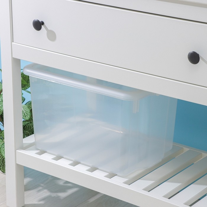 Контейнер для хранения с крышкой Porter, 21 л, 43&times;32&times;27 см, цвет прозрачный