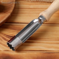 Нож для сердцевины яблока с деревянной ручкой Нож для сердцевины яблока с деревянной ручкой