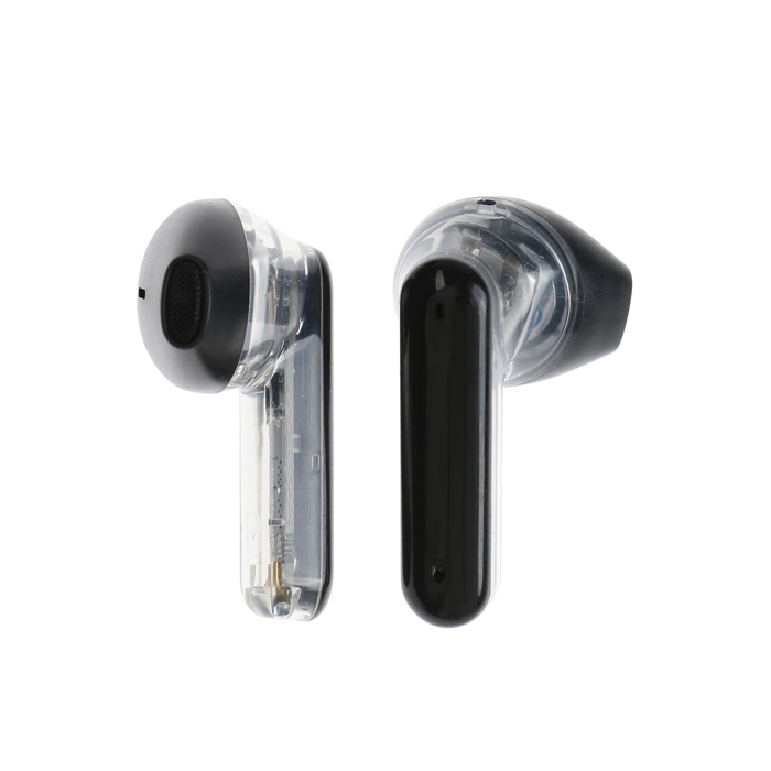 Наушники беспроводные K20, TWS, вкладыши, BT 5.0, 35/260 мАч, прозрачные, чёрные Наушники беспроводные K20, TWS, вкладыши, BT 5.0, 35/260 мАч, прозрачные, чёрные