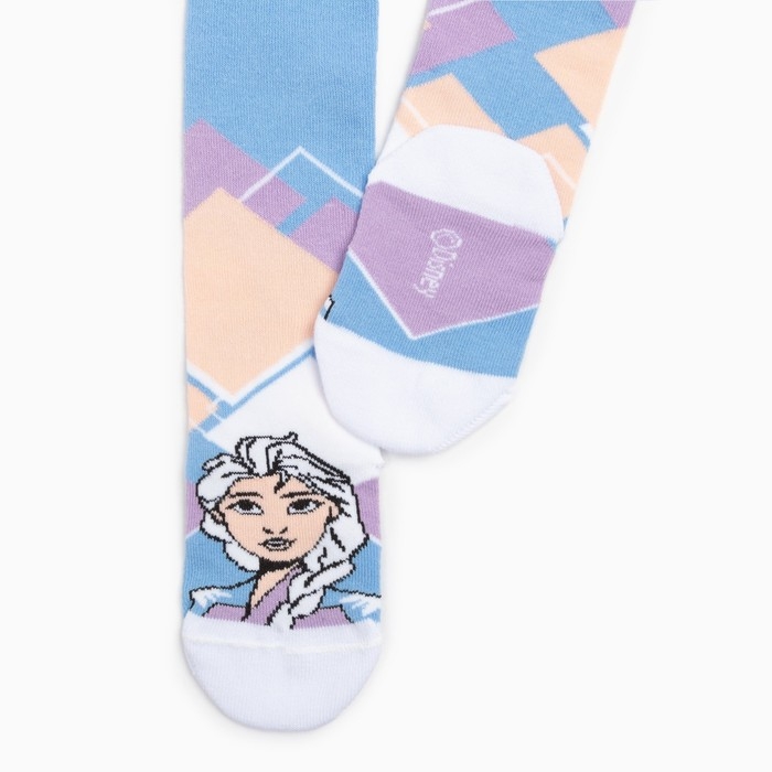 Колготки детские &laquo;Эльза&raquo;, Холодное сердце, рост 104-110 см, цвет голубой