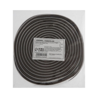 Уплотнитель щеточный самоклеящийся ТУНДРА, 9х5 мм, коричневый, 10 м.