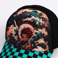 Кепка детская для мальчика &laquo;Волны&raquo;, аниме, цвет чёрный, р-р 52-54, 5-7 лет