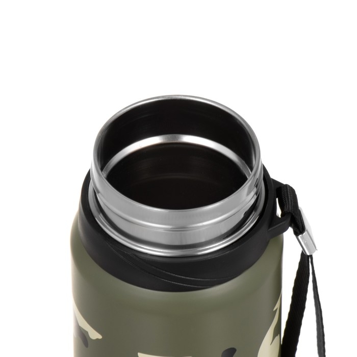 Термос, 800 мл, Warm "Камуфляж", с ситечком, сохраняет тепло до 10 ч