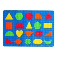Коврик-пазл &laquo;Умные фигуры&raquo;, цвета МИКС