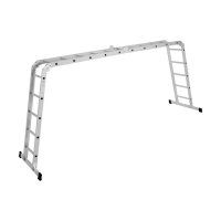 Лестница-трансформер ТУНДРА, алюминиевая, 4х5 ступени Лестница-трансформер ТУНДРА, алюминиевая, 4х5 ступени