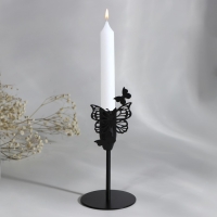 Подсвечник «Бабочки», черный, 7,4 х 15,3 см Подсвечник «Бабочки», черный, 7,4 х 15,3 см