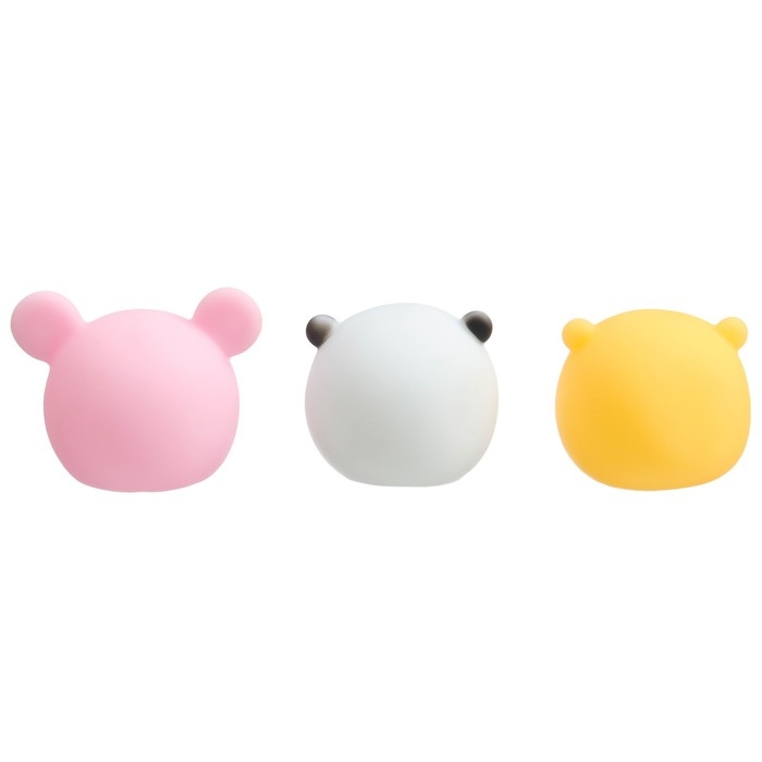 Набор игрушек для ванны &laquo;Кругляшики&raquo; + сачок + 3 пвх игрушки, Крошка Я