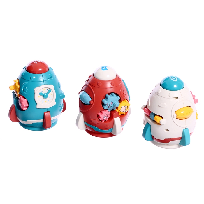 Развивающая игрушка «Ракета», звуковые эффекты, цвета МИКС Развивающая игрушка «Ракета», звуковые эффекты, цвета МИКС