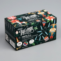 Гирлянда «Нить» 3 м с насадками «Сосульки 7,5 см», IP20, прозрачная нить, 20 LED, свечение мульти (RG/RB), мигание, USB Гирлянда «Нить» 3 м с насадками «Сосульки 7,5 см», IP20, прозрачная нить, 20 LED, свечение мульти (RG/RB), мигание, USB