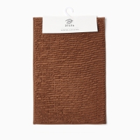 Коврик для ванной Этель Букли цвет кофе, 38х58 см