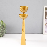 Подсвечник металл на 3 свечи d=8 см "Николь" 23х8х33,5 см Подсвечник металл на 3 свечи d=8 см "Николь" 23х8х33,5 см