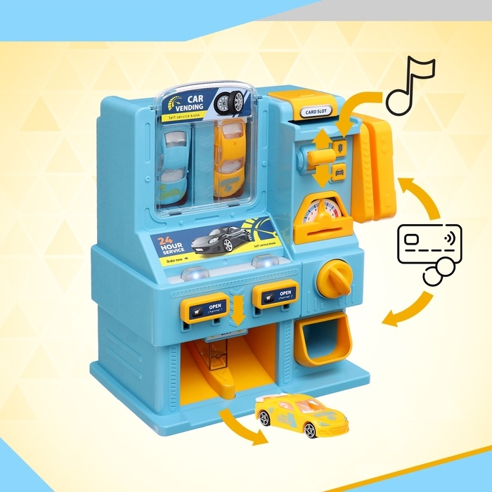 Парковка &laquo;Заправочная станция&raquo;, с картой оплаты, цвет синий