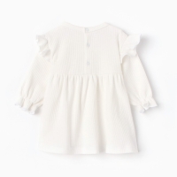 Платье и повязка Крошка, Я BASIC LINE, рост 74-80 см, белый