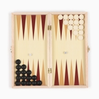 Нарды "Лабарт", деревянная доска 29 х 29 см, с полем для игры в шашки Нарды "Лабарт", деревянная доска 29 х 29 см, с полем для игры в шашки