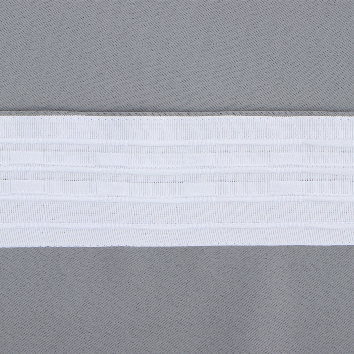 Штора портьерная Этель 250*265 см, цв.серый, блэкаут, пл. 240 г/м2