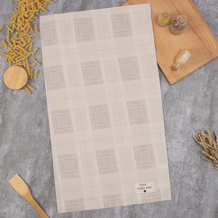 Полотенце Полотенце "Этель" Сердце дома40х73 см, 100% хл, саржа 190 г/м2