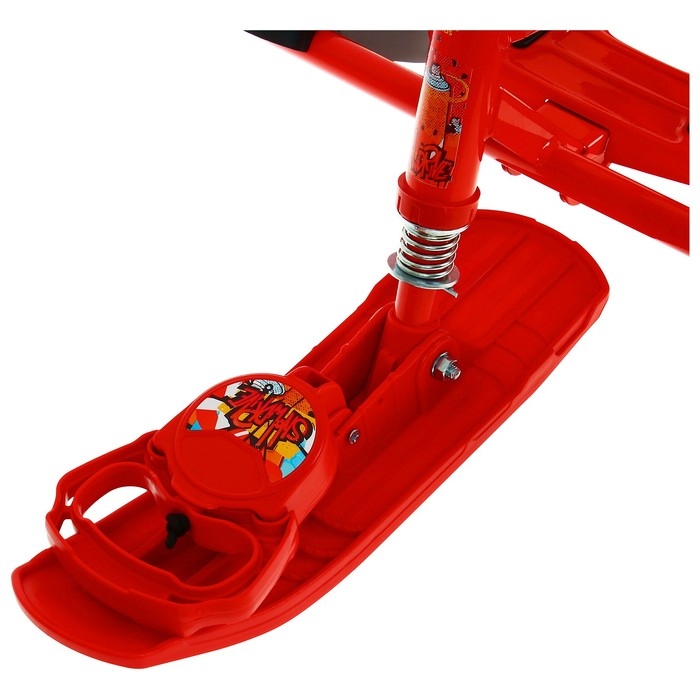 Снегокат &laquo;С граффити&raquo;, СНД1/GR, цвет красный