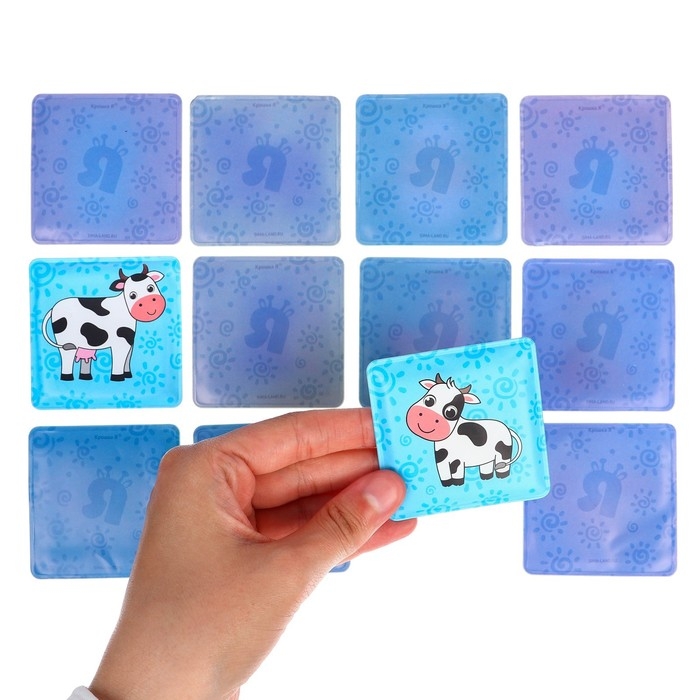 Мемо-игра: развивающие наклейки - присоски многоразовые для игры в ванной «Мамы и малыши», найди пару, 6 пар, 12 стикеров EVA, Крошка Я Мемо-игра: развивающие наклейки - присоски многоразовые для игры в ванной «Мамы и малыши», найди пару, 6 пар, 12 стикеров EVA, Крошка Я