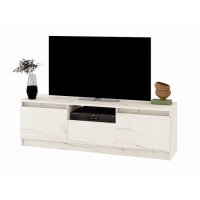 Тумба Ларго, под ТВ, 1400х448х449, Дуб крафт белый