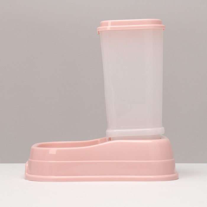 Автокормушка 1,5 л, 23,5 х 16 х 24 см, розовая Автокормушка 1,5 л, 23,5 х 16 х 24 см, розовая