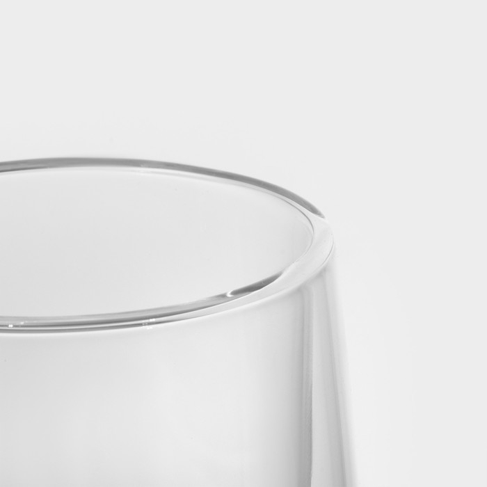 Стакан стеклянный с двойными стенками Magistro &laquo;Поль&raquo;, 400 мл