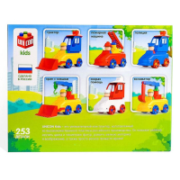 Конструктор №42, &laquo;МОЙ ГОРОД&raquo;, большая стройка, 253 детали