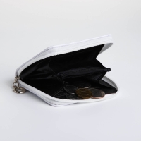 Кошелёк детский на молнии «Выбражулька», цвет белый Кошелёк детский на молнии «Выбражулька», цвет белый