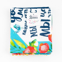 Набор кухонных полотенец Доляна &laquo;8 Марта&raquo;, 35х60см-4шт, 100% хл