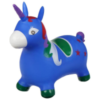 Попрыгун ZABIAKA &laquo;Единорог&raquo;, 58х26х52 см, 1300 г, цвет МИКС