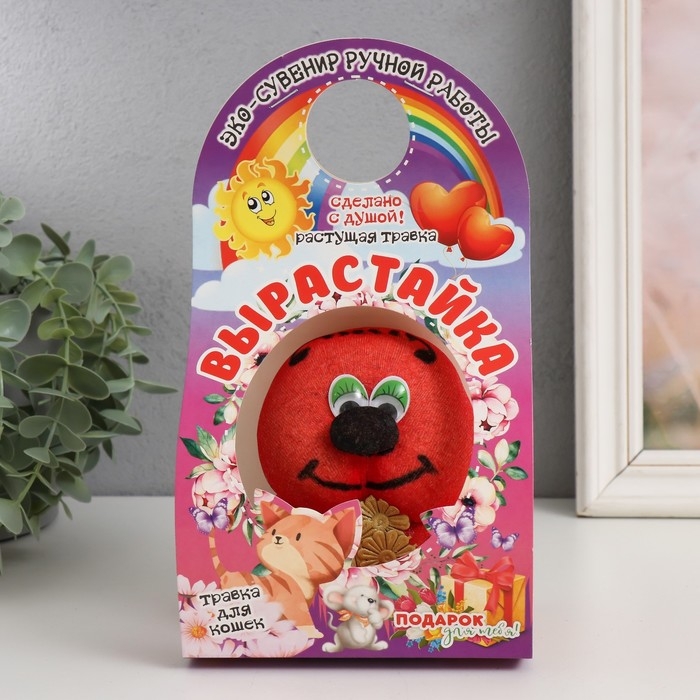 Растущий подарок травка Вырастайка  &laquo;Божья коровка"