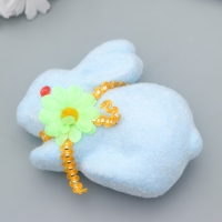 Декор пасхальный "Кролик с ленточкой и цветком на шее" МИКС 13 см Декор пасхальный "Кролик с ленточкой и цветком на шее" МИКС 13 см