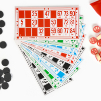 Русское лото, настольная игра "Подарочное", 90 бочонков, 48 карточек, карточка 16.5 х 8.5 см Русское лото, настольная игра "Подарочное", 90 бочонков, 48 карточек, карточка 16.5 х 8.5 см