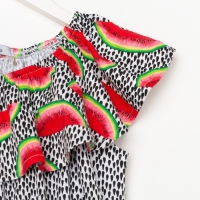 Костюм для девочки, цвет белый, рост 122 см