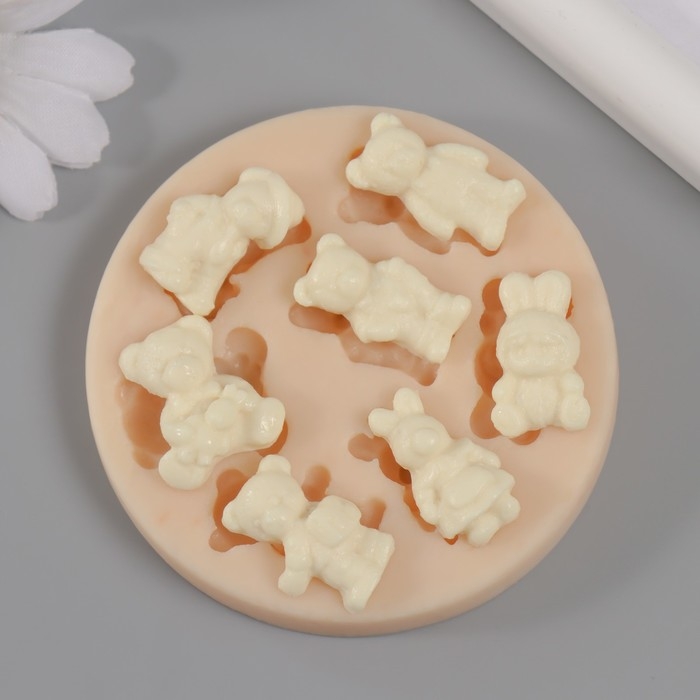 Молд силиконовый Молд силиконовый "Игрушки" 2,5х1,3 см МИКС