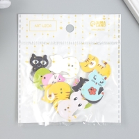 Пуговицы дерево для творчества 2 прокола "Котята" набор 10 шт 3х2,1х0,2 см Пуговицы дерево для творчества 2 прокола "Котята" набор 10 шт 3х2,1х0,2 см