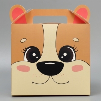 Коробка подарочная складная, упаковка, &laquo;Корги&raquo;, 23 х 20 х 10 см