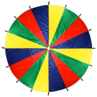 Парашют 16 секторов, 4 цвета, d=3 м, цвета МИКС Парашют 16 секторов, 4 цвета, d=3 м, цвета МИКС