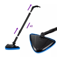 Пароочиститель Kitfort КТ-9158-3, 1300 Вт, 0.95 л, 35 г/мин, нагрев 25 сек, чёрно-синий Пароочиститель Kitfort КТ-9158-3, 1300 Вт, 0.95 л, 35 г/мин, нагрев 25 сек, чёрно-синий