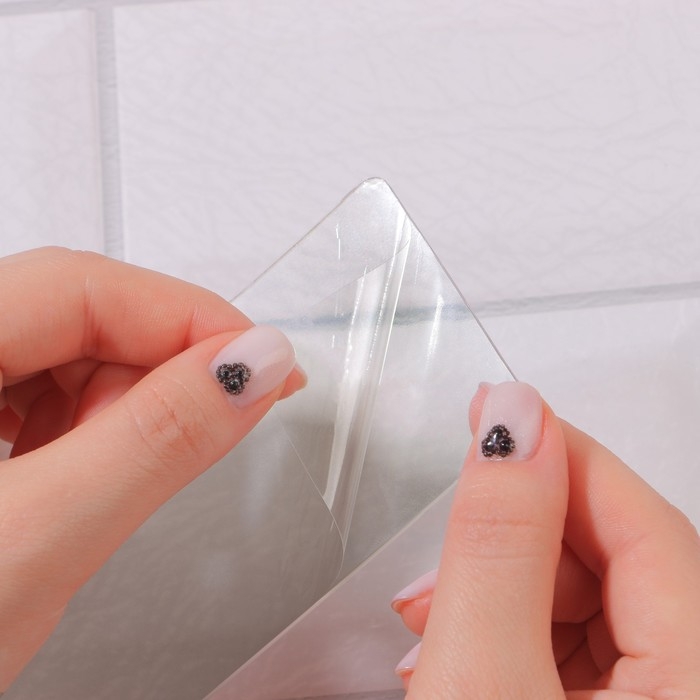 Органайзер для хранения &laquo;Нежность&raquo;, навесной, 2 секции, с клеевой основой, 16,7 &times; 6,9 см, цвет белый