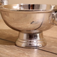 Ваза "Олени" алюминий 26х16х20 см