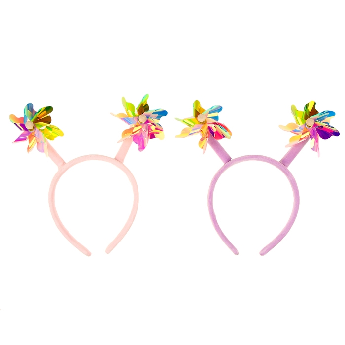 Карнавальный ободок &laquo;Вертушка&raquo;, цвета МИКС