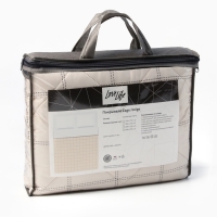 Покрывало LoveLife евро Cage: beige 200*210&plusmn;5см, микрофайбер, 100% п/э