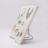 Подставка для книг, 8,5&times;13,5&times;15,6 см, цвет белый