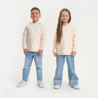 Худи детское KAFTAN "Basic line", размер 28 (86-92), цвет бежевый