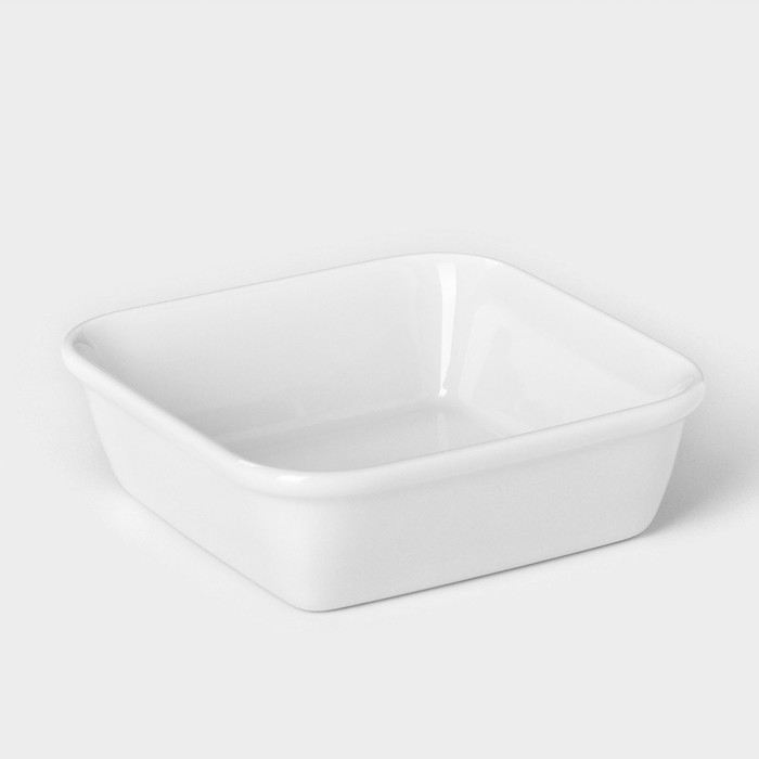 Форма для запекания фарфоровая квадратная &laquo;Бельё&raquo;, 11&times;11 см