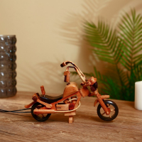 Сувенир дерево "Мотоцикл" 21х15х6 см МИКС